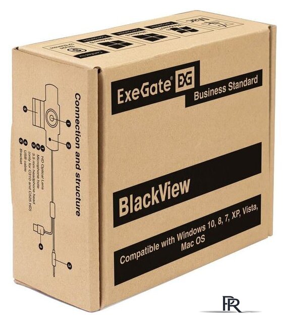 Веб-камера ExeGate BlackView C525 HD - Изображение №5 — Интернет-магазин ПроЗаказ