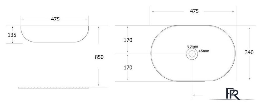 Умывальник Roxen Tim 570165 - Изображение №8 — Интернет-магазин ПроЗаказ