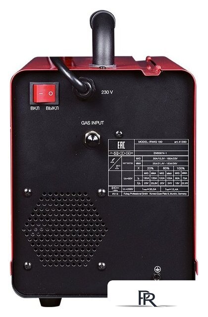 Сварочный инвертор Fubag IRMIG 180 41390 - Изображение №6 — Интернет-магазин ПроЗаказ