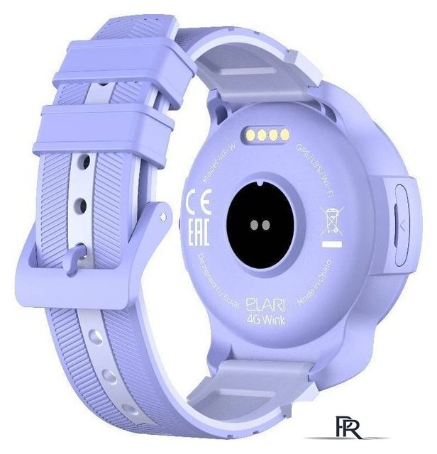 Детские умные часы Elari KidPhone 4G Wink (сиреневый) - Изображение №4 — Интернет-магазин ПроЗаказ
