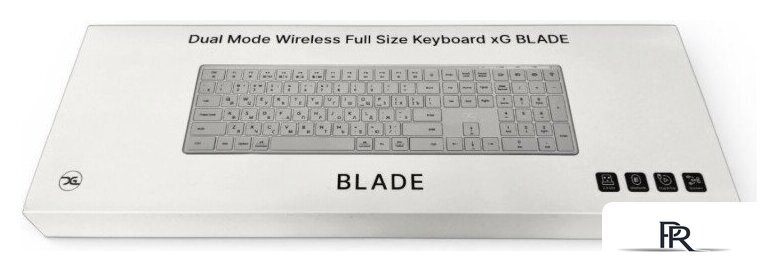 Клавиатура xGhost Blade White Silver - Изображение №5 — Интернет-магазин ПроЗаказ