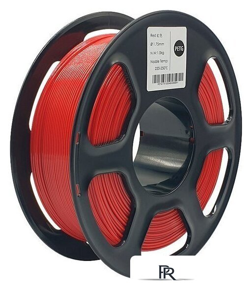 Пластик Mitek PETG (1.75мм, 1кг, красный прозрачный) - Изображение №1 — Интернет-магазин ПроЗаказ