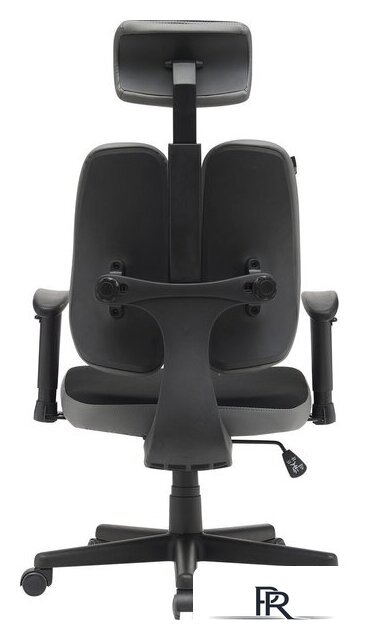 Офисное кресло CACTUS CS-CHR-MC03-BKGY (черный/серый) - Изображение №5 — Интернет-магазин ПроЗаказ