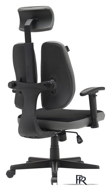 Офисное кресло CACTUS CS-CHR-MC03-BKGY (черный/серый) - Изображение №4 — Интернет-магазин ПроЗаказ