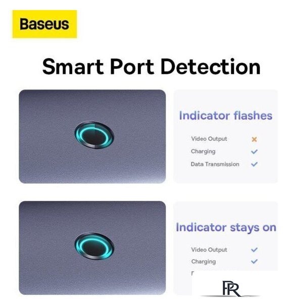 Док-станция Baseus UltraJoy Series 6-Port Hub Docking Station B00052802811-00 - Изображение №7 — Интернет-магазин ПроЗаказ