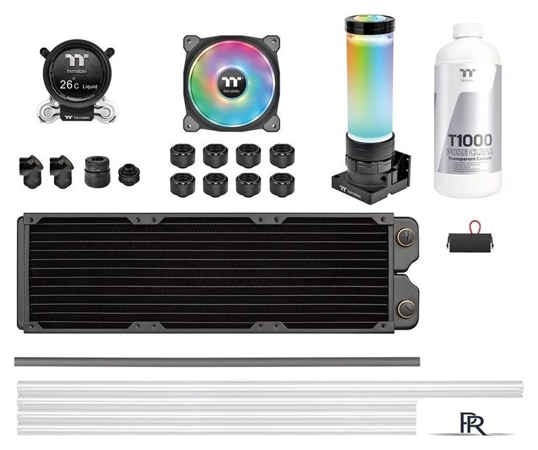 Система жидкостного охлаждения для процессора Thermaltake Pacific CLM360 Ultra Hard Tube Liquid Cooling Kit CL-W335-CU12SW-A - Изображение №1 — Интернет-магазин ПроЗаказ