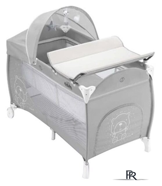 Манеж-кровать CAM Daily Plus L113/247 (тедди серый) - Изображение №1 — Интернет-магазин ПроЗаказ