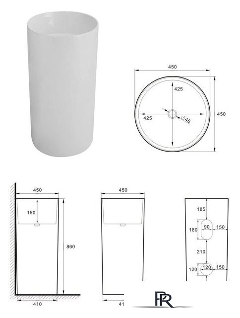 Умывальник SantiLine SL-4014 - Изображение №4 — Интернет-магазин ПроЗаказ