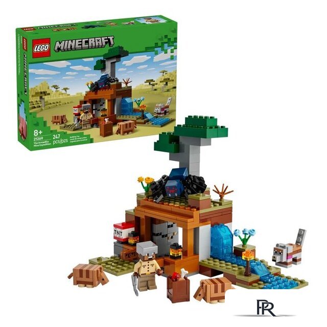Конструктор LEGO Minecraft 21269 Экспедиция на рудник Броненосец - Изображение №3 — Интернет-магазин ПроЗаказ