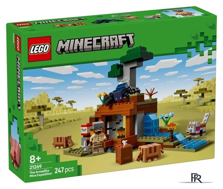 Конструктор LEGO Minecraft 21269 Экспедиция на рудник Броненосец - Изображение №1 — Интернет-магазин ПроЗаказ