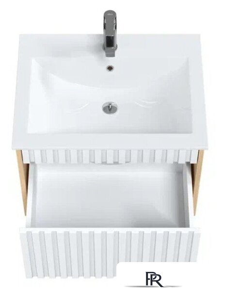  Onika Тумба под умывальник Дайлер 60 106150 (белый/дуб сонома) - Изображение №4 — Интернет-магазин ПроЗаказ