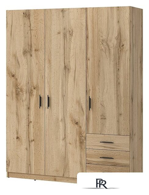 Шкаф распашной Involux Престон 226H062 (дуб натюрель) - Изображение №1 — Интернет-магазин ПроЗаказ
