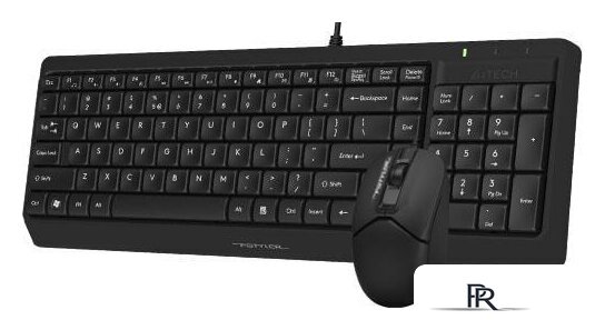 Офисный набор A4Tech Fstyler F1512 (черный) - Изображение №4 — Интернет-магазин ПроЗаказ