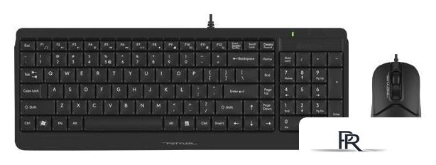 Офисный набор A4Tech Fstyler F1512 (черный) - Изображение №1 — Интернет-магазин ПроЗаказ