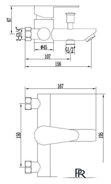 Смеситель Esko Orlando OL 54 - Изображение №2 — Интернет-магазин ПроЗаказ