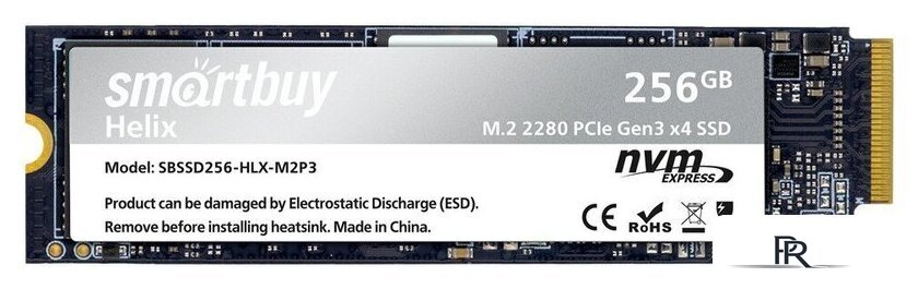 SSD SmartBuy Helix 256GB SBSSD256-HLX-M2P3 - Изображение №1 — Интернет-магазин ПроЗаказ