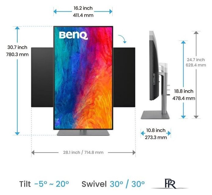 Монитор BenQ DesignVue PD3225U - Изображение №9 — Интернет-магазин ПроЗаказ