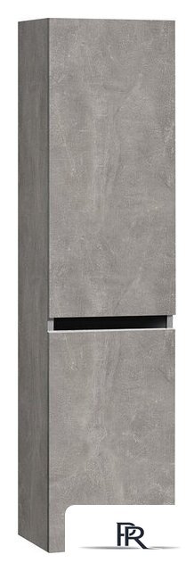  Belux Шкаф-полупенал Бостон П 35 (31, бетон чикаго светло-серый) - Изображение №1 — Интернет-магазин ПроЗаказ