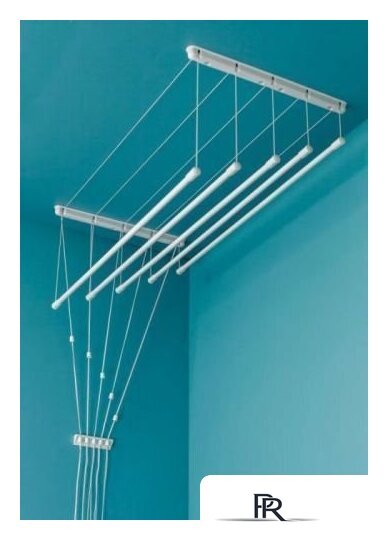 Сушилка для белья Familia потолочная 7 стержней 150 см - Изображение №1 — Интернет-магазин ПроЗаказ