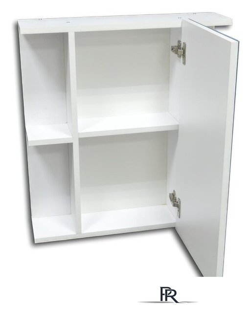  Гамма Шкаф с зеркалом 07т (белый) - Изображение №3 — Интернет-магазин ПроЗаказ