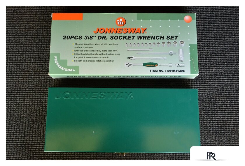 Набор трещотка с головками Jonnesway S04H3120S 20 предметов - Изображение №2 — Интернет-магазин ПроЗаказ