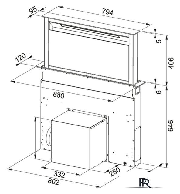 Кухонная вытяжка Franke FDW 908 IB XS 110.0365.588 - Изображение №6 — Интернет-магазин ПроЗаказ