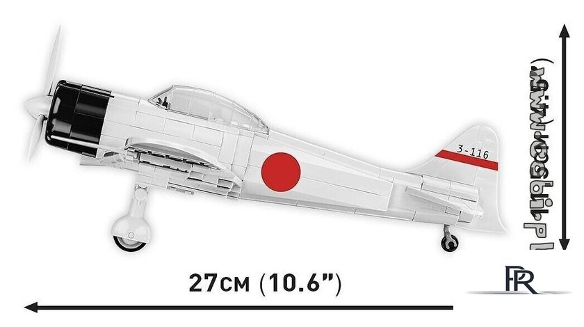 Конструктор Cobi World War II 5729 Mitsubishi A6M2 Zero-Sen - Изображение №2 — Интернет-магазин ПроЗаказ