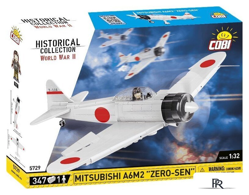Конструктор Cobi World War II 5729 Mitsubishi A6M2 Zero-Sen - Изображение №1 — Интернет-магазин ПроЗаказ
