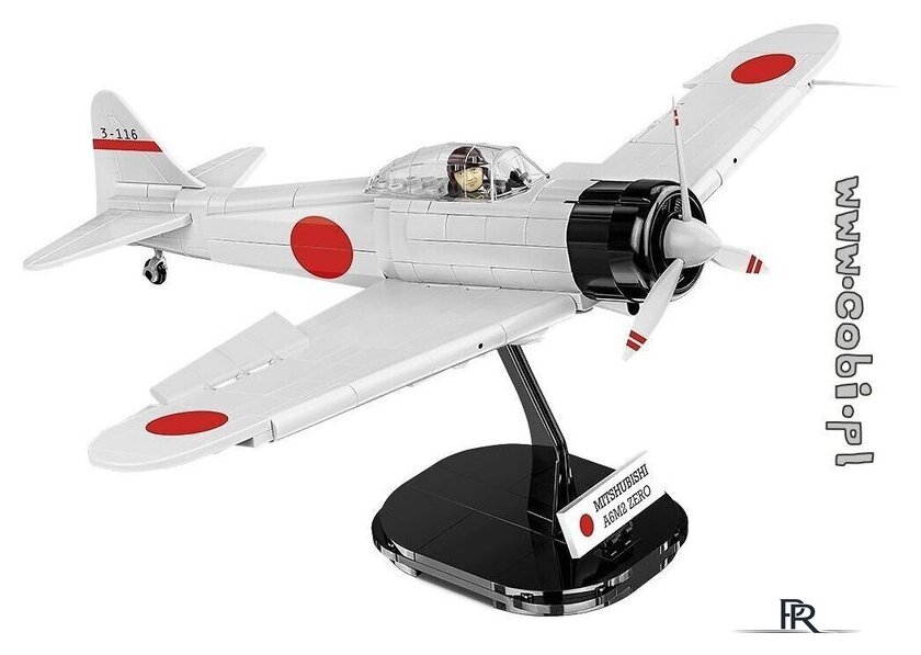 Конструктор Cobi World War II 5729 Mitsubishi A6M2 Zero-Sen - Изображение №7 — Интернет-магазин ПроЗаказ