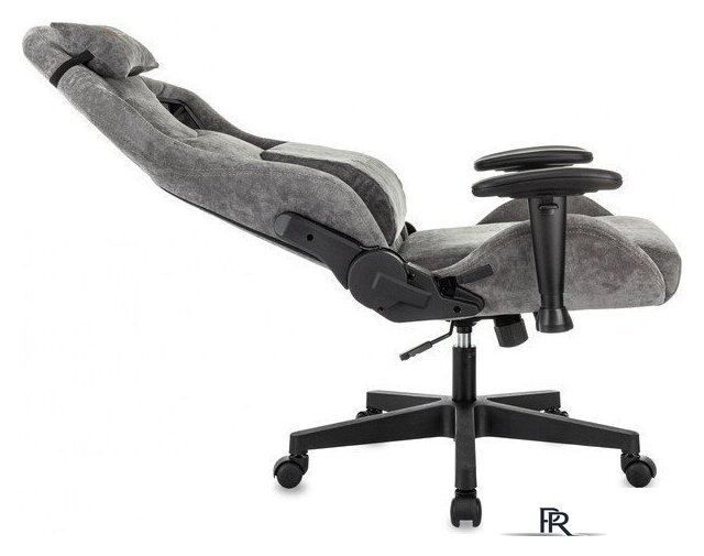 Игровое (геймерское) кресло Zombie Ghost Fabric (серый Light-19) - Изображение №6 — Интернет-магазин ПроЗаказ