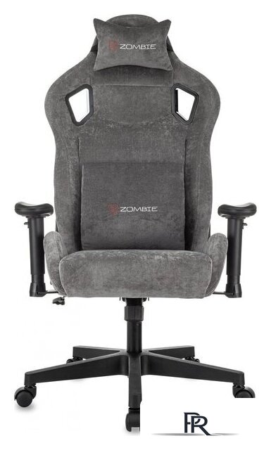 Игровое (геймерское) кресло Zombie Ghost Fabric (серый Light-19) - Изображение №4 — Интернет-магазин ПроЗаказ