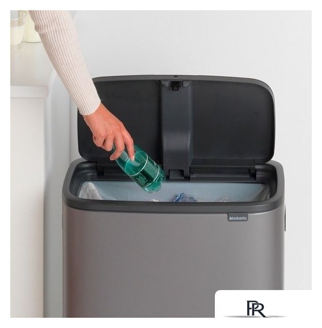 Мусорное ведро Brabantia Bo Touch Bin 60 л (платиновый) - Изображение №7 — Интернет-магазин ПроЗаказ