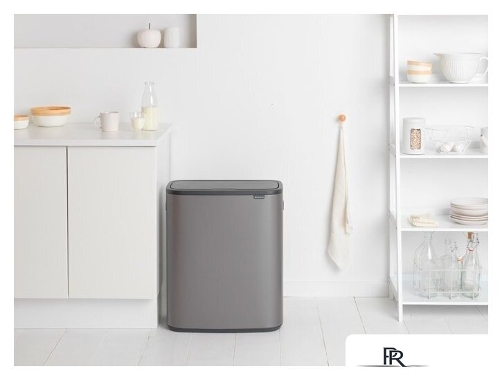 Мусорное ведро Brabantia Bo Touch Bin 60 л (платиновый) - Изображение №5 — Интернет-магазин ПроЗаказ