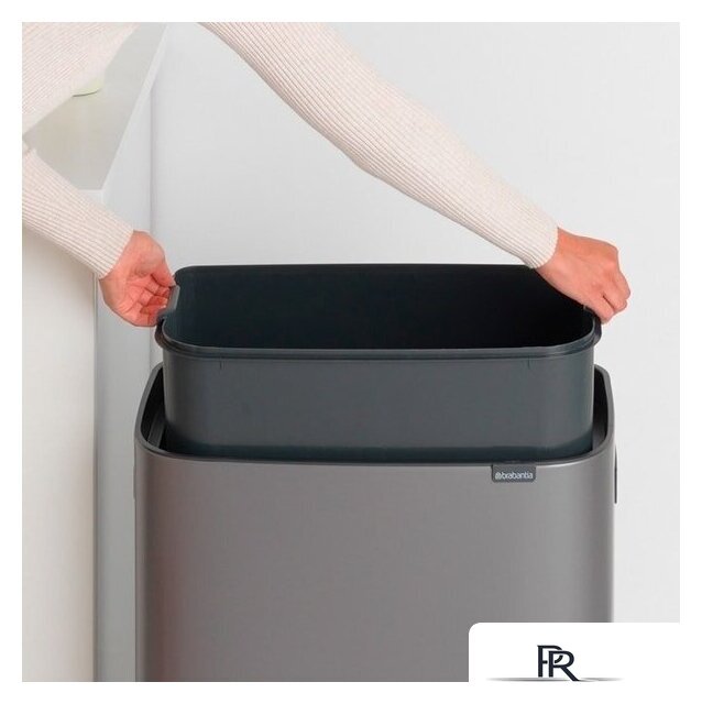 Мусорное ведро Brabantia Bo Touch Bin 60 л (платиновый) - Изображение №9 — Интернет-магазин ПроЗаказ