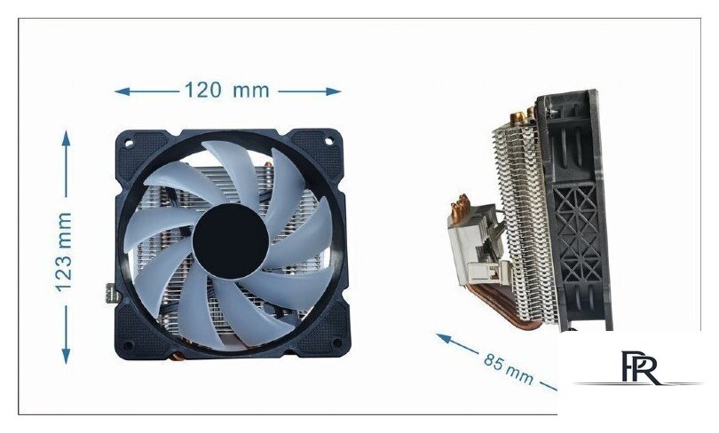 Кулер для процессора Gembird CPU-HURACAN-ARGB-X140 - Изображение №5 — Интернет-магазин ПроЗаказ