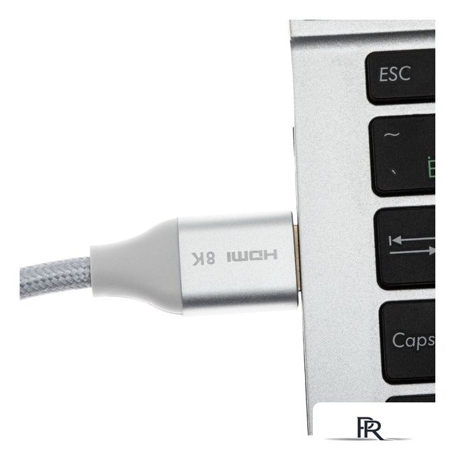 Кабель CACTUS HDMI - HDMI CS-HDMI.2.1-1.8 (1.8 м, серебристый) - Изображение №5 — Интернет-магазин ПроЗаказ