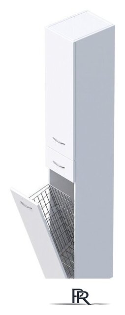  Onika Шкаф-пенал для ванной Модерн 26.17 L с корзиной (402606) - Изображение №2 — Интернет-магазин ПроЗаказ