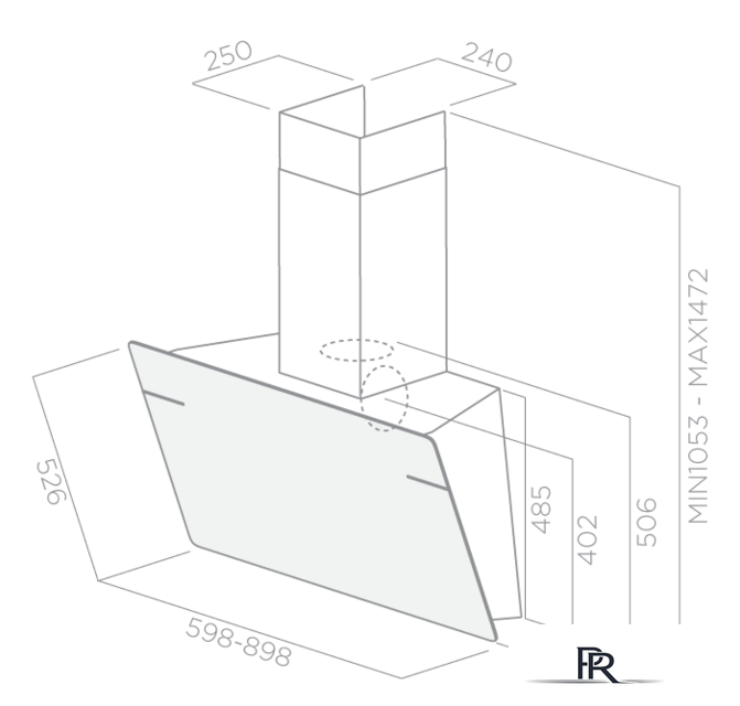 Кухонная вытяжка Elica L'essenza BL/A/90 [PRF0117374] - Изображение №4 — Интернет-магазин ПроЗаказ
