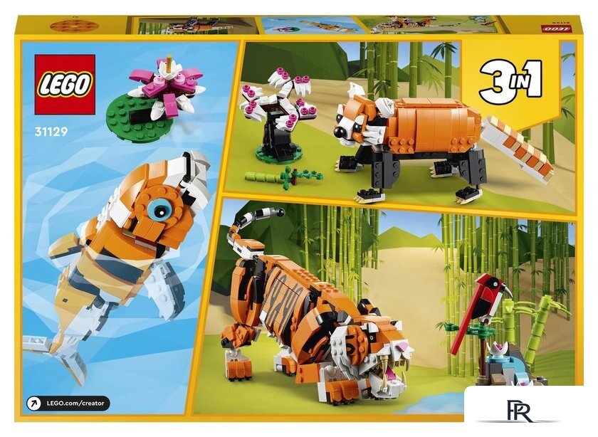 Конструктор LEGO Creator 31129 Величественный тигр - Изображение №22 — Интернет-магазин ПроЗаказ