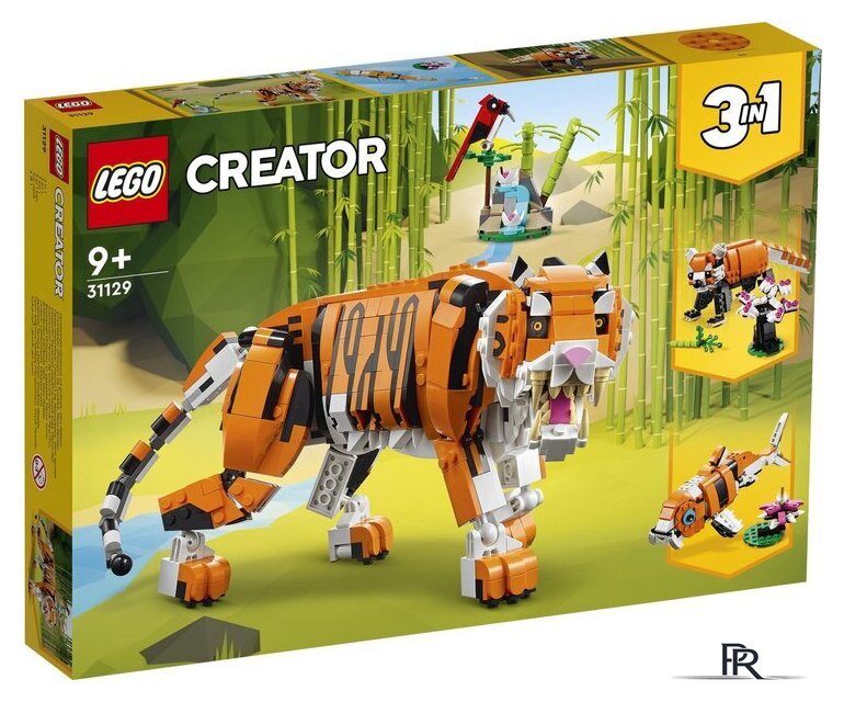 Конструктор LEGO Creator 31129 Величественный тигр - Изображение №2 — Интернет-магазин ПроЗаказ