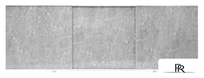 Фронтальный экран под ванну Comfort Alumin 1.7 (мрамор кварцевый) - Изображение №1 — Интернет-магазин ПроЗаказ