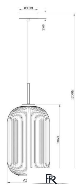 Подвесная люстра Moderli Ivory V11030-1P - Изображение №2 — Интернет-магазин ПроЗаказ