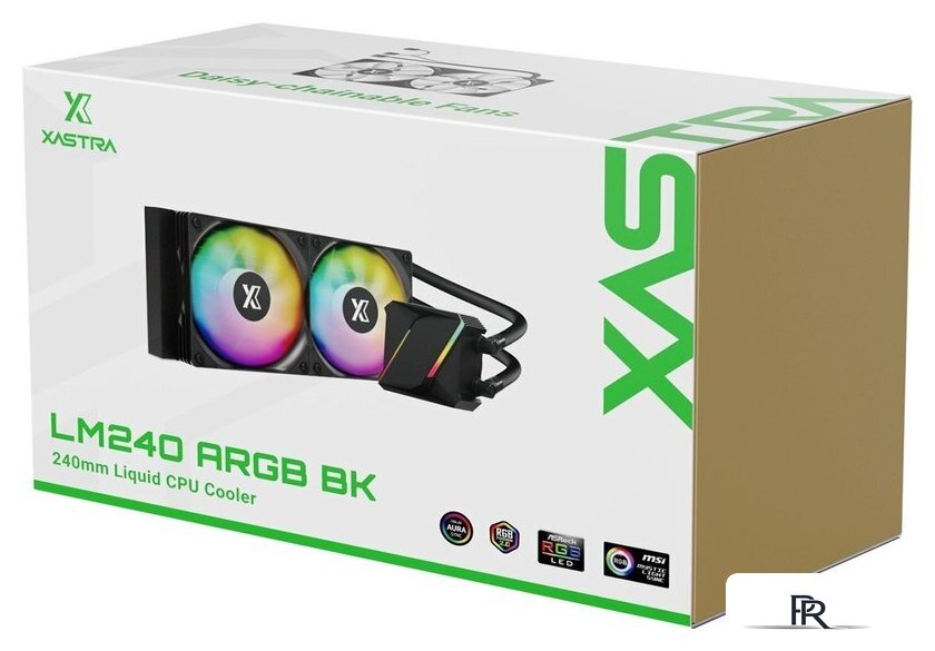 Система жидкостного охлаждения для процессора XASTRA LM240 ARGB BK - Изображение №8 — Интернет-магазин ПроЗаказ