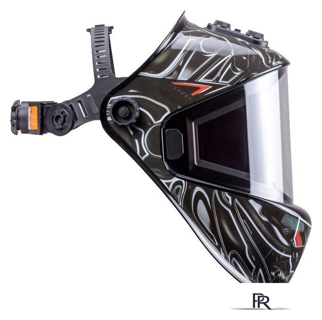 Сварочная маска FoxWeld Корунд Мега 5989 (черный) - Изображение №3 — Интернет-магазин ПроЗаказ