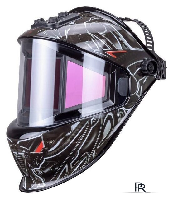 Сварочная маска FoxWeld Корунд Мега 5989 (черный) - Изображение №1 — Интернет-магазин ПроЗаказ