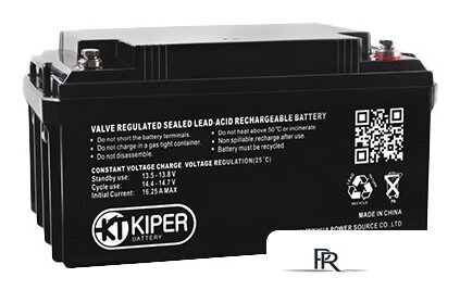 Аккумулятор для ИБП Kiper GPL-12550 (12В/55 А·ч) - Изображение №1 — Интернет-магазин ПроЗаказ