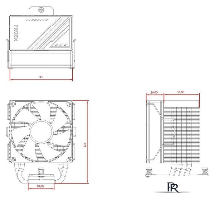 Кулер для процессора ID-Cooling Frozn A400 ARGB - Изображение №6 — Интернет-магазин ПроЗаказ