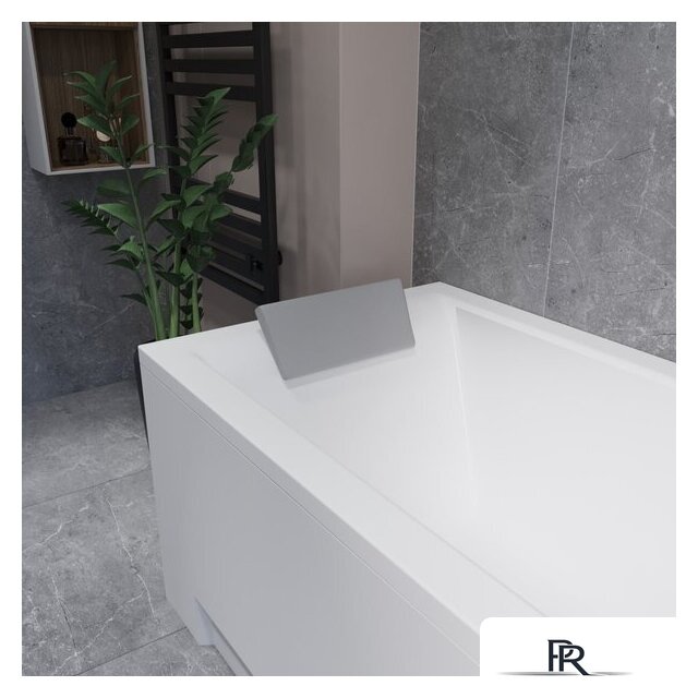 Ванна Lauter Amelia 160 21204060 (с ножками, серым подголовником и белым лицевым экраном) - Изображение №13 — Интернет-магазин ПроЗаказ