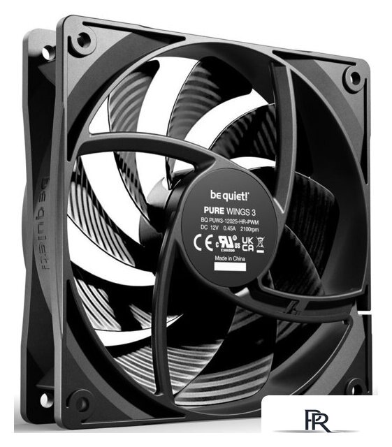 Комплект вентиляторов для корпуса be quiet! Pure Wings 3 120mm PWM HS BL140 - Изображение №4 — Интернет-магазин ПроЗаказ