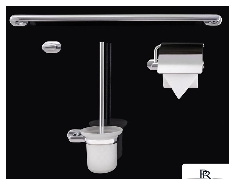 Набор для туалета Rubineta Este 670117 (хром) - Изображение №1 — Интернет-магазин ПроЗаказ